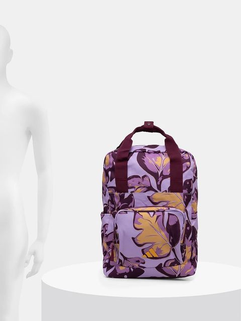 adidas plecak Prime damski kolor fioletowy duży wzorzysty JX1247