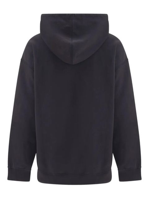 GANNI banana-print hoodie - Grey