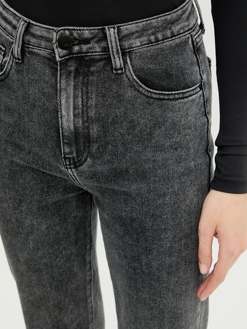 Answear.LAB jeansy damskie kolor szary