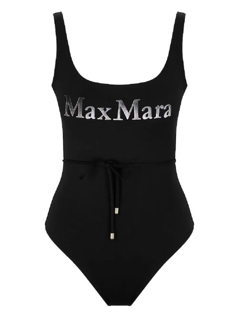 Max Mara Carisma logo-print swimsuit - Black - zdjęcie produktu nr 1