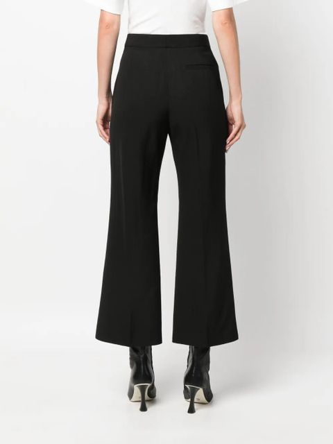 Jil Sander belted cropped trousers - Black