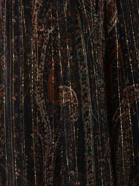 Saint Laurent pleated skirt - Brown