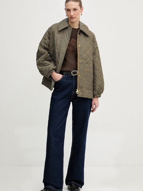 Barbour kurtka Laoise kolor zielony przejściowa LQU1889