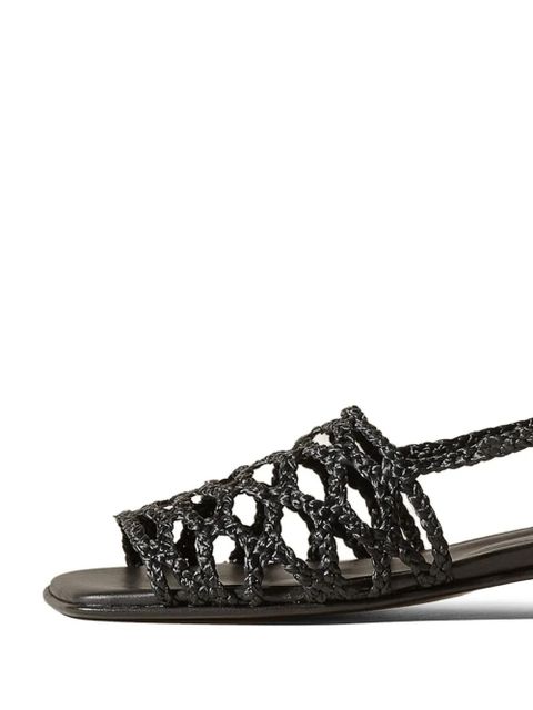 Hereu Alzira woven-detail sandals - Black - zdjęcie produktu nr 2