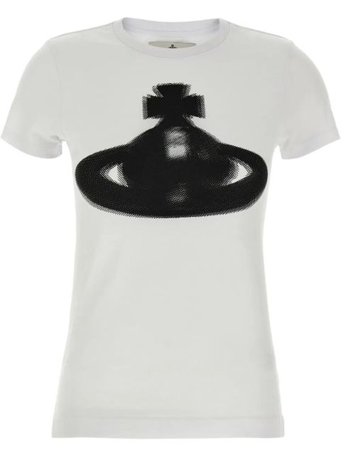 Vivienne Westwood Halftone Orb Perù t-shirt - White - zdjęcie produktu nr 1