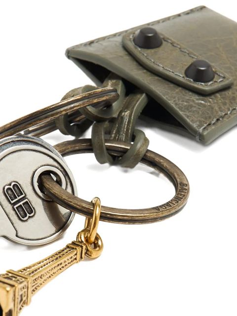 Balenciaga leather Eiffel Tower keyring - Green - zdjęcie produktu nr 2