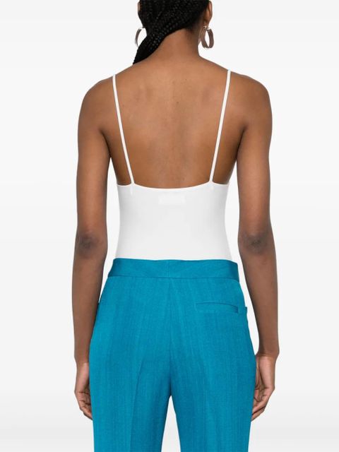 Jil Sander square-neck bodysuit - White