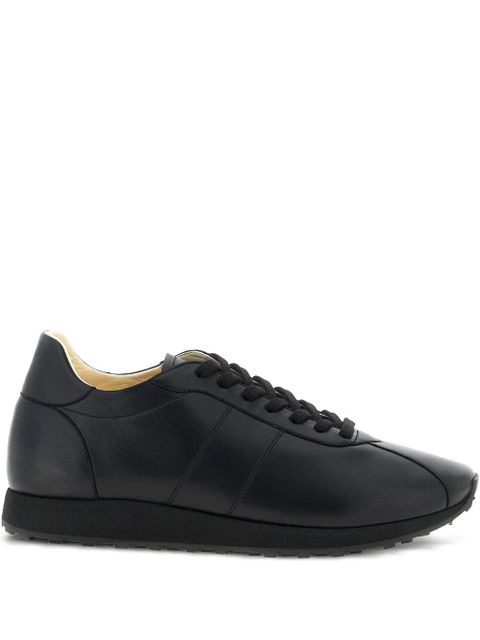 The Row lace-up leather sneakers - Black - zdjęcie produktu nr 1