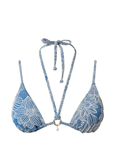 TWINSET triangle bikini top - Blue - zdjęcie produktu nr 1