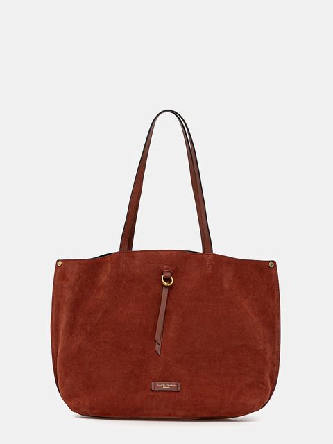 Gianni Chiarini torebka zamszowa EGLE kolor pomarańczowy BS.11485.CM - zdjęcie produktu nr 1