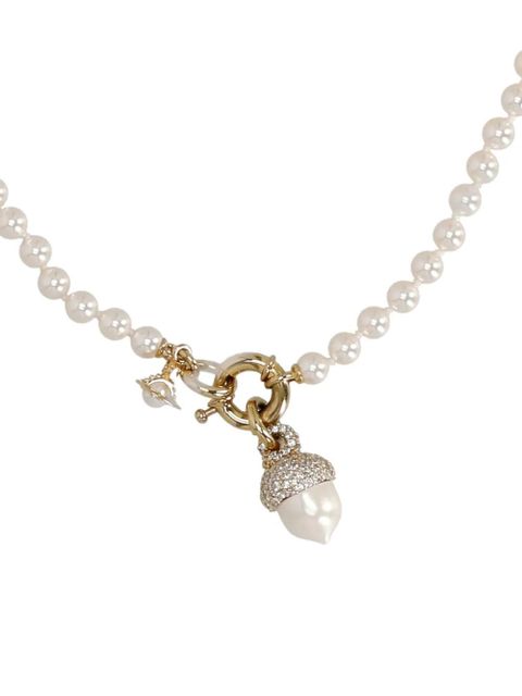 Vivienne Westwood charm beaded necklace - White - zdjęcie produktu nr 2