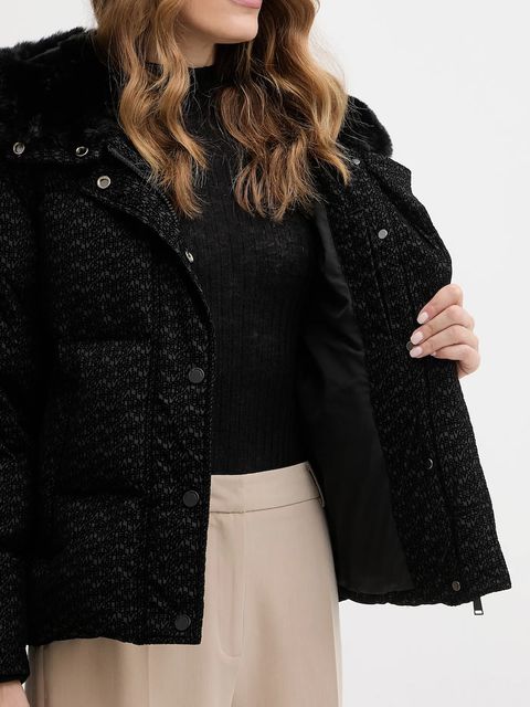 Karl Lagerfeld kurtka kolor czarny zimowa A4W15042