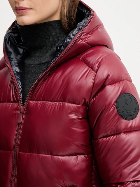 Save The Duck kurtka LOIS kolor bordowy zimowa D38090W.LOVE21