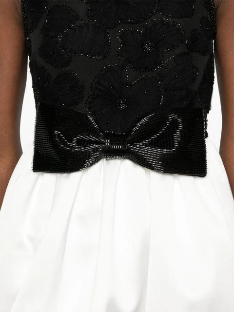 Self-Portrait tulle mini dress - Black