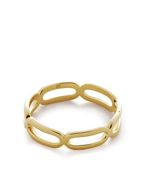 Monica Vinader Paperclip stacking ring - Gold - zdjęcie produktu nr 1