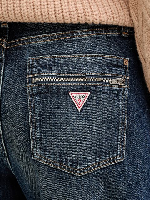 Guess jeansy MARLEY damskie high waist W5BA3G D4K30