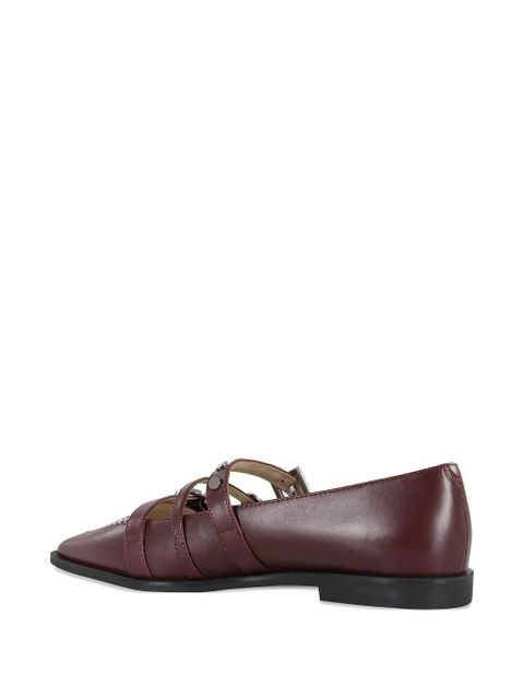 PINKO Zulema pointed-toe ballerinas - Red