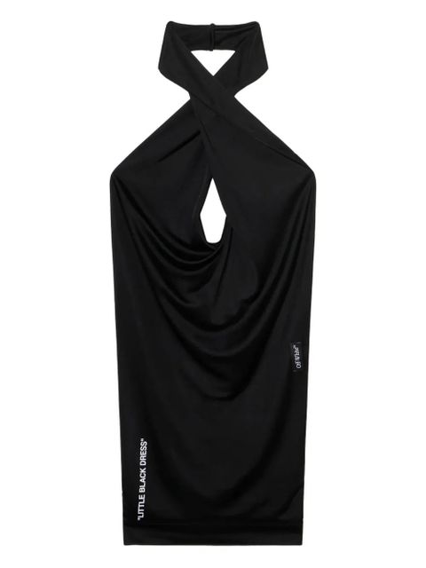 Off-White Fluid Jer backless mini dress - Black - zdjęcie produktu nr 1