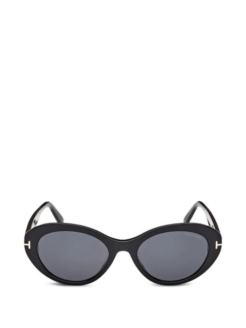 TOM FORD Eyewear oval-frame sunglasses - Black - zdjęcie produktu nr 1