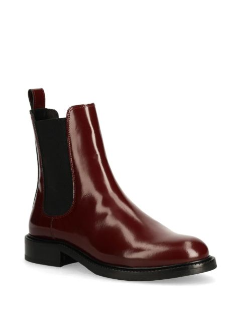 ALOHAS leather Chelsea boots - Red