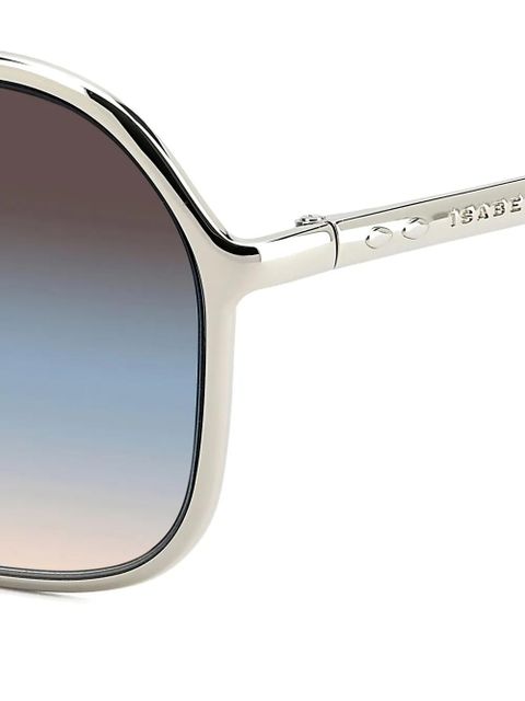 Isabel Marant Eyewear geometric-frame sunglasses - Blue