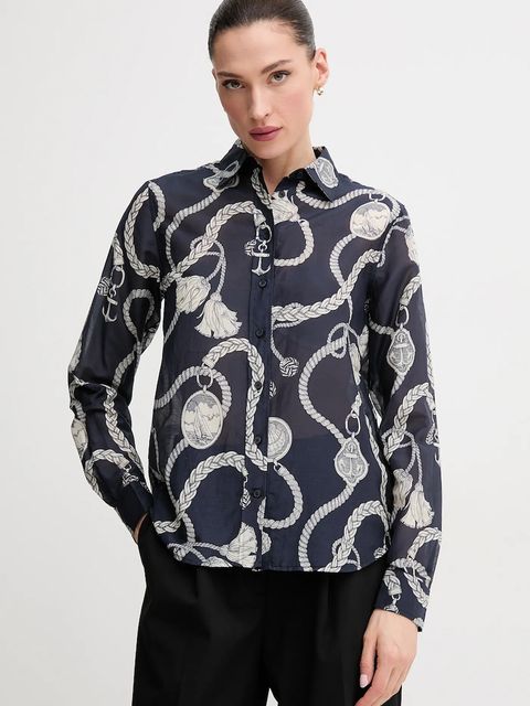 Gant koszula z domieszką jedwabiu - zdjęcie produktu nr 2