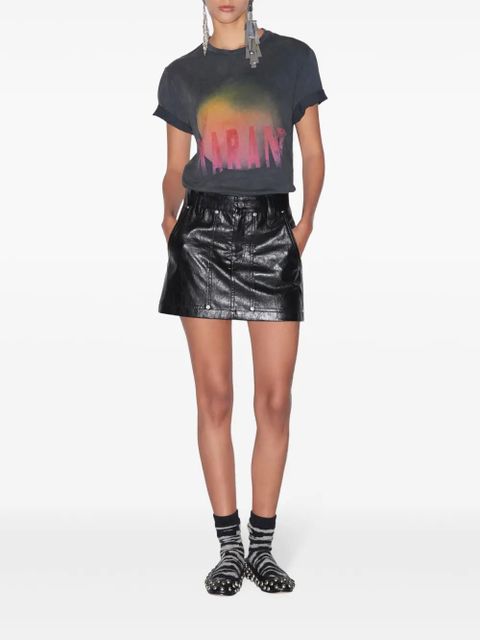 MARANT ÉTOILE Anais mini skirt - Black - zdjęcie produktu nr 2