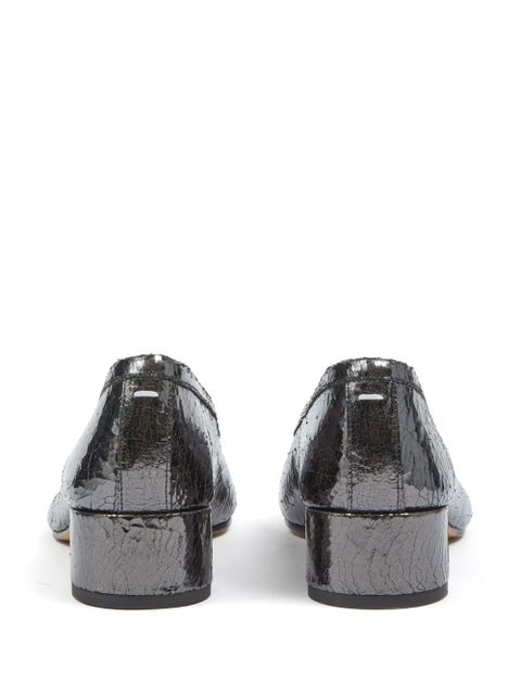 Maison Margiela Tabi 30mm leather ballerina shoes - Grey