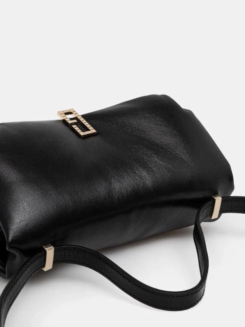 Guess torebka skórzana ALIZEE kolor czarny HWAZAA L5115