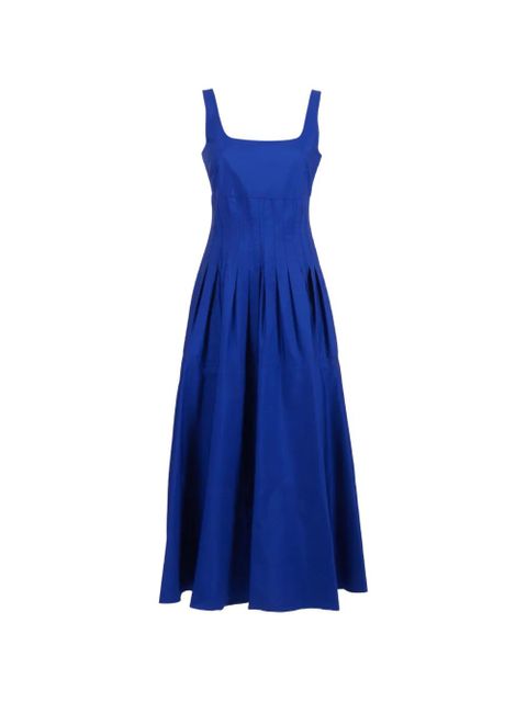 Max Mara pleated flared midi dress - Blue - zdjęcie produktu nr 1