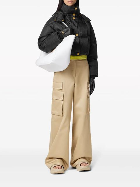 Versace high-waist wide-leg trousers - Neutrals