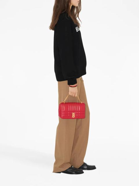 Burberry intarsia-knit logo jumper - Black