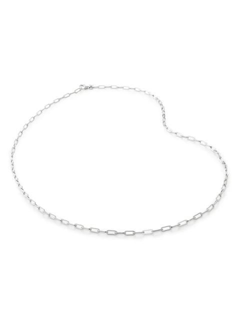 Monica Vinader recycled sterling-silver paperclip-chain necklace - zdjęcie produktu nr 1
