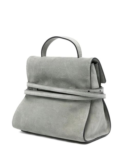 Moschino belt-details suede tote bag - Green - zdjęcie produktu nr 2