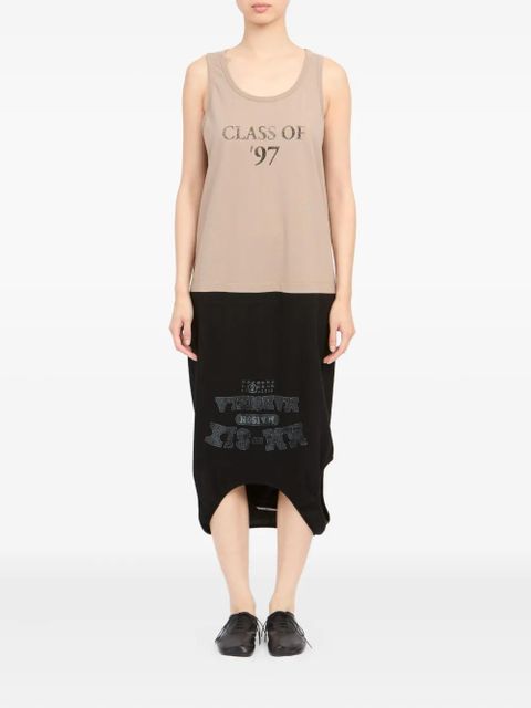 MM6 Maison Margiela cut-out midi dress - Neutrals - zdjęcie produktu nr 2