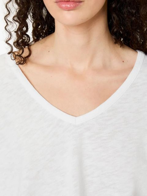 American Vintage Sonoma long-sleeve V-neck T-shirt - White