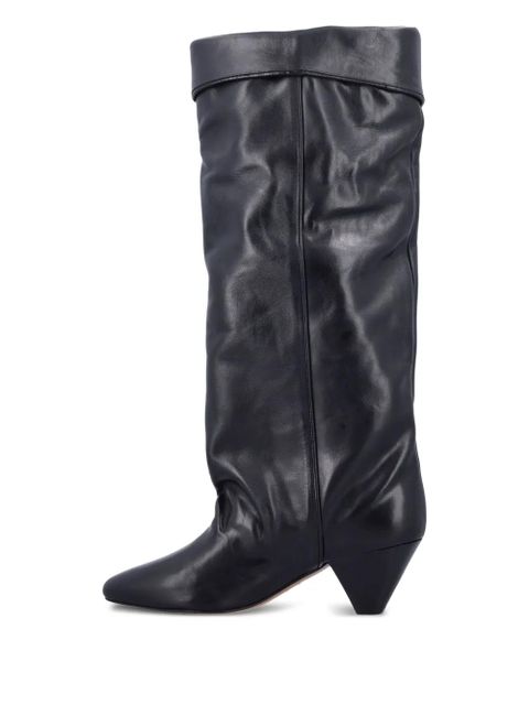 ISABEL MARANT Elita leather boots - Black