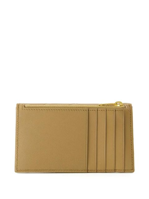 Saint Laurent Cassandre Fragments card holder - Neutrals - zdjęcie produktu nr 2