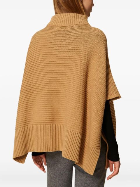 TWINSET knitted cape - Brown