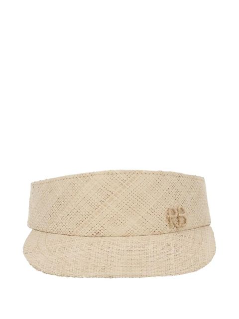 Ruslan Baginskiy woven logo-plaque visor - Neutrals - zdjęcie produktu nr 2