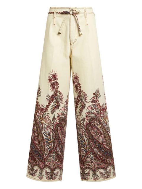 ETRO paisley-print jeans - White - zdjęcie produktu nr 1