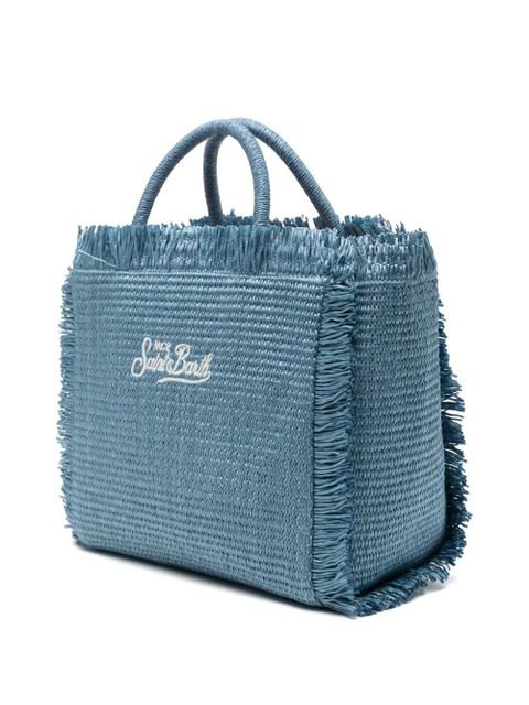 MC2 Saint Barth Colette fringed beach bag - Blue - zdjęcie produktu nr 2