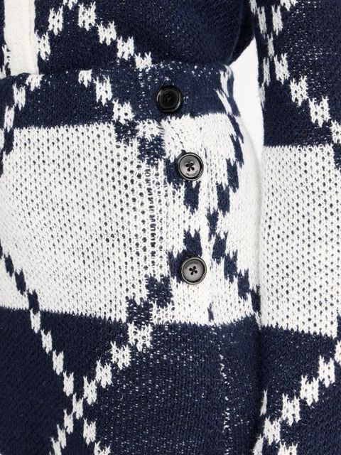 JW Anderson fair isle-knit mini skirt - White