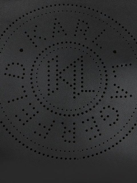 Karl Lagerfeld torebka skórzana K/CIRCLE kolor czarny A3W30043