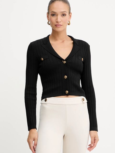 Guess kardigan FELICITY damski kolor czarny lekki W5YR11 Z0130 - zdjęcie produktu nr 1