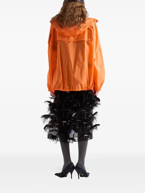 Prada Re-Nylon rain jacket - Orange - zdjęcie produktu nr 2