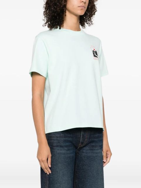 Casablanca Sunset Valley graphic-print T-shirt - Blue - zdjęcie produktu nr 2