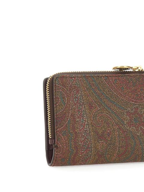 ETRO paisley-print wallet - Brown