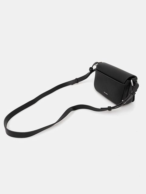 Trussardi torebka skórzana kolor czarny Z601E005978N