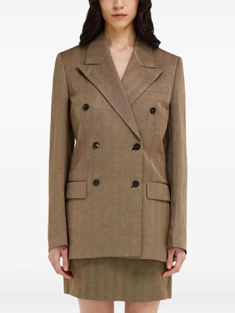 Ferragamo double-breasted blazer - Neutrals